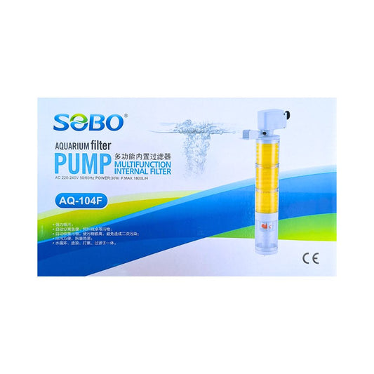 Filtro interno 3 en 1 de 1800L/H 30w