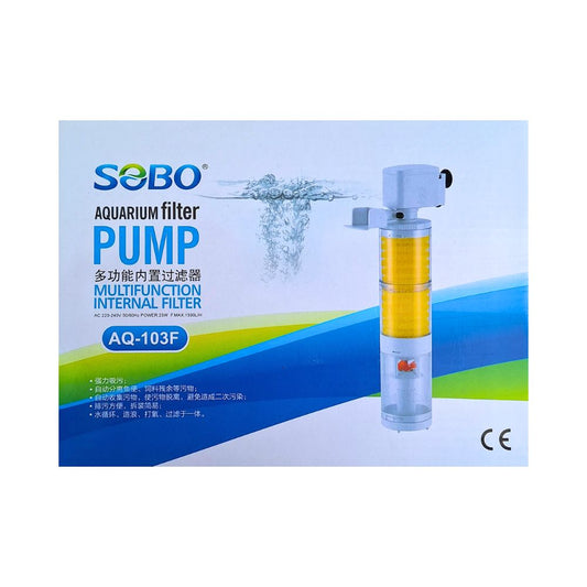 Filtro interno 3 en 1 de 1500L/H 25w