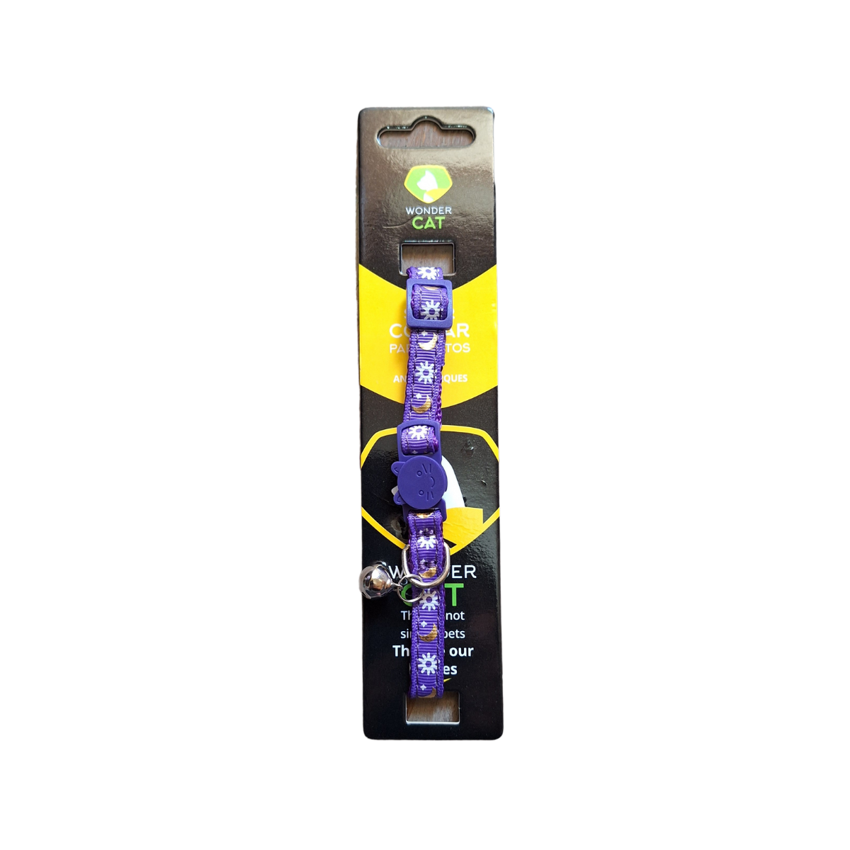 Collar Para Gatos Wonder Cat Anti-Ahorque Lunas y sol