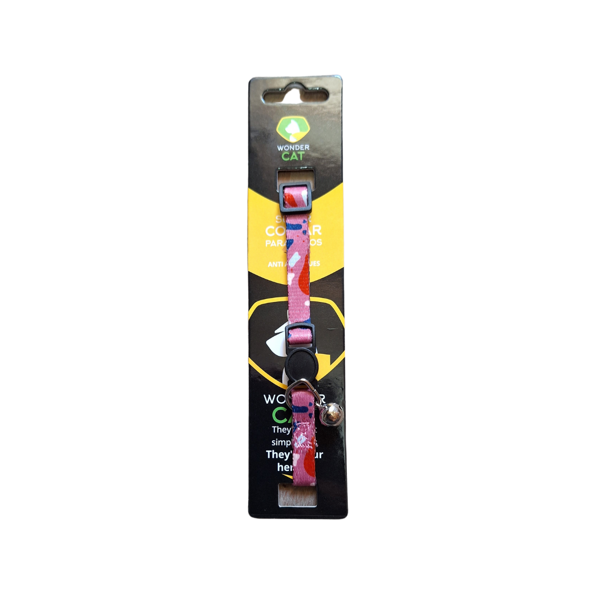 Collar Para Gatos Wonder Cat Anti-Ahorque Rosa