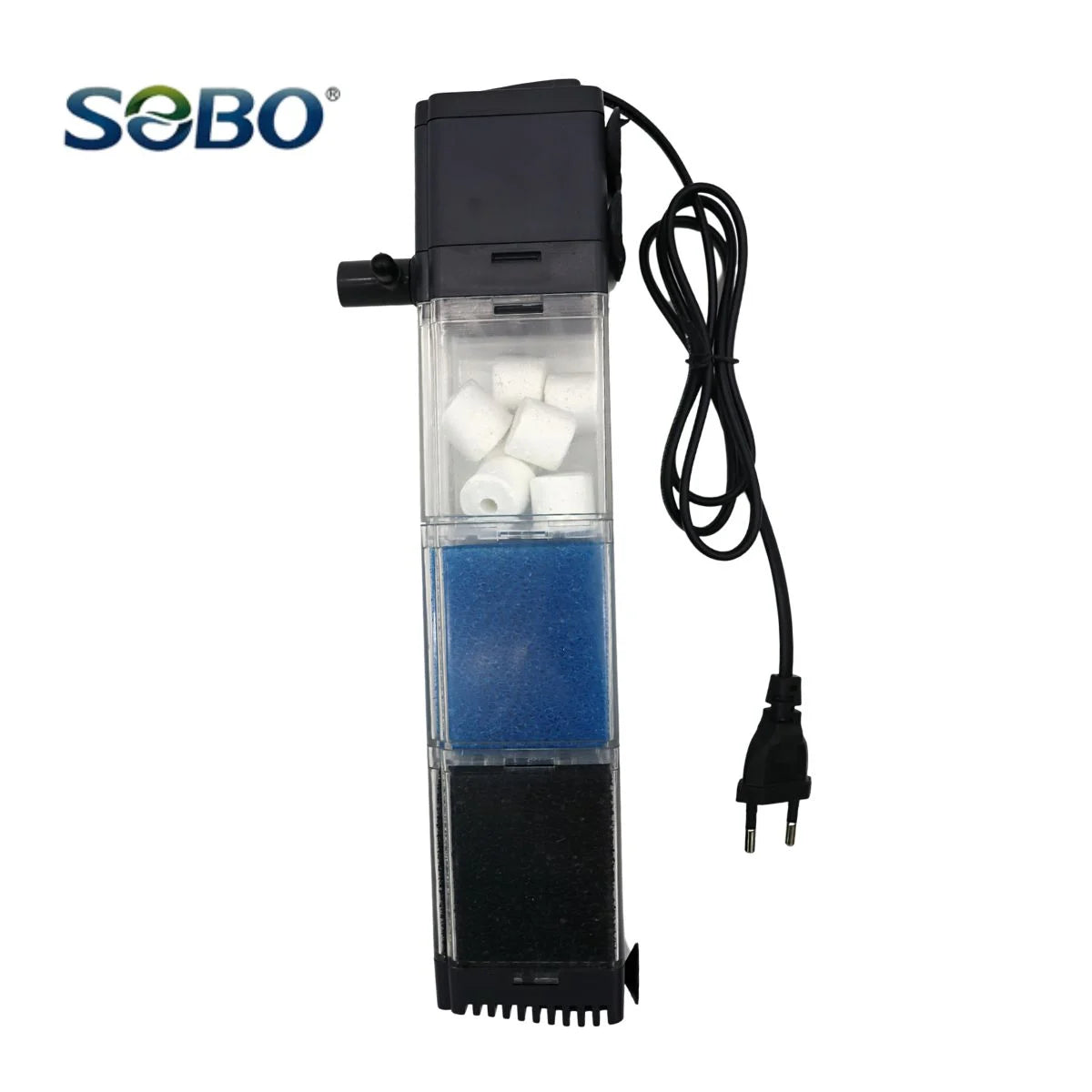 Filtro interno 880L/H 3 gabinetes material filtrante 12w