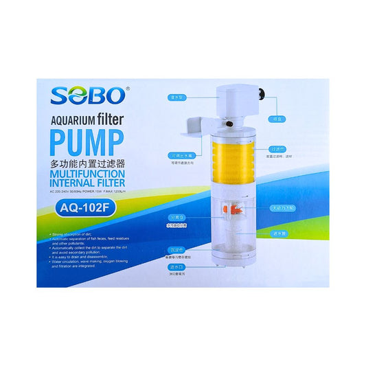 Filtro interno 3 en 1 de 1200L/H 15w