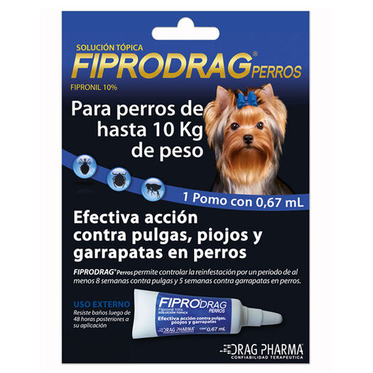 Fiprodrag Perro (Hasta 10kg)