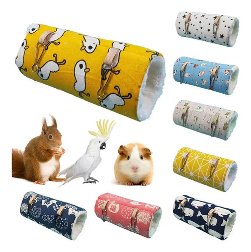 Cama Tunel Con Chiporro Para Roedores S