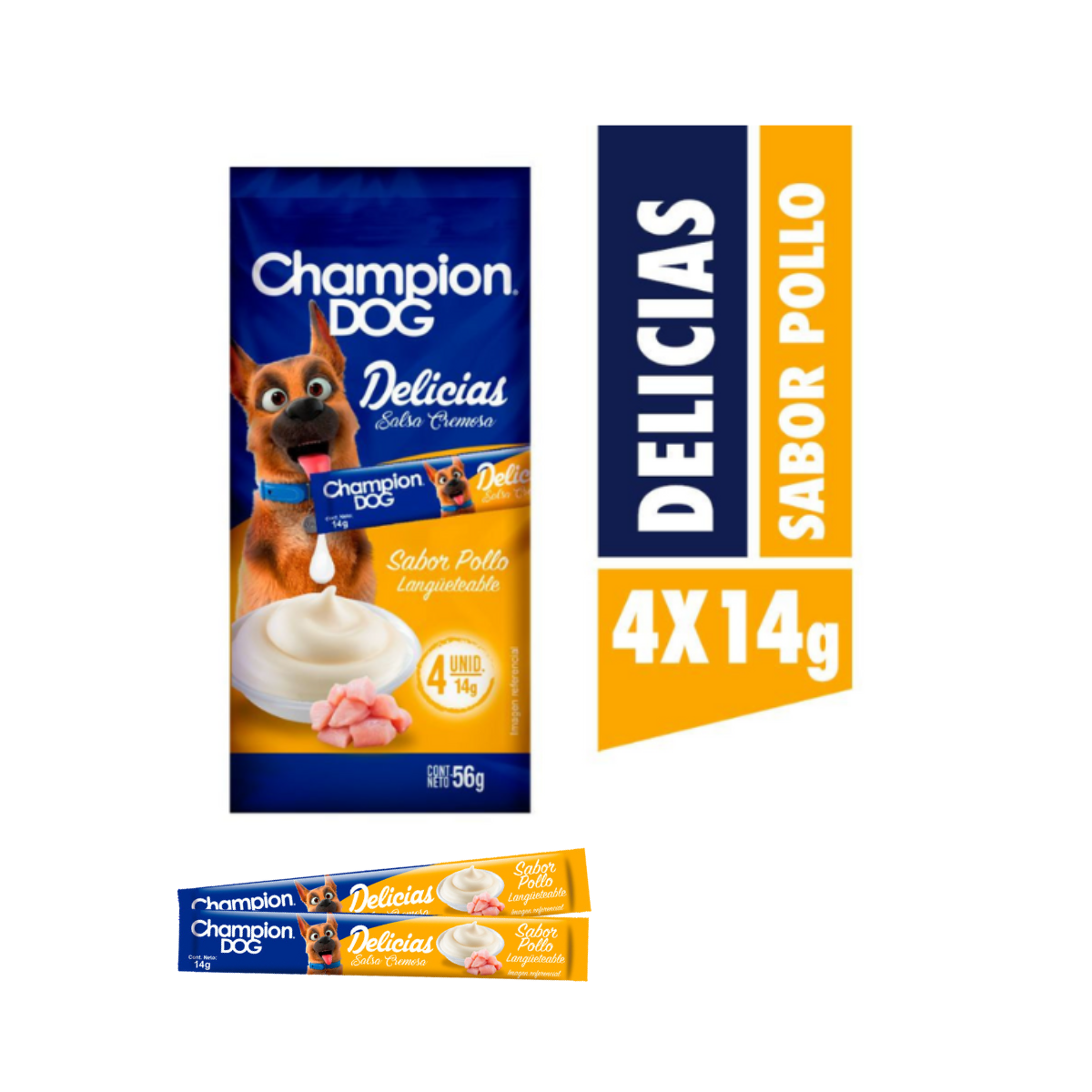 Champion Dog Snack Delicias Pollo 56g