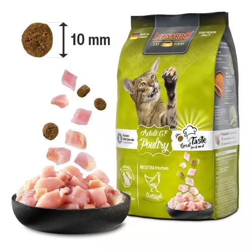Alimento Para Gatos Leonardo Adulto Grain Free Poultry 1,8kg