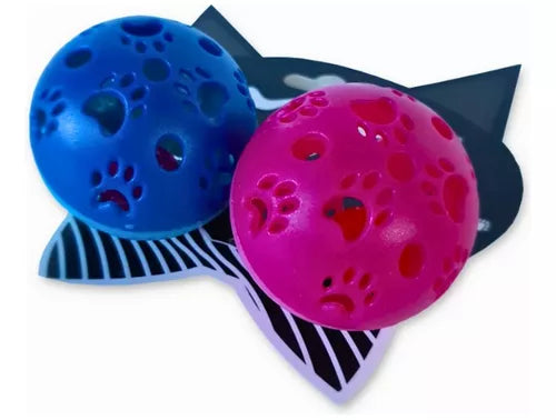 Juguete 2 Pelotas Cascabel 5cm