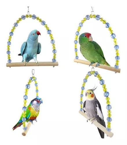 Columpio Para Aves con Perlas M 17x18cm