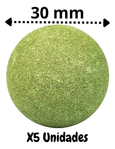 Juguete Para Gatos Set De 5 Pelotas de Catnip 3cm