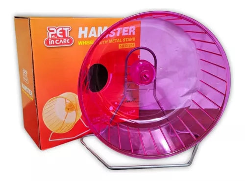 Rueda Para Hamster Con Pedestal 19cm
