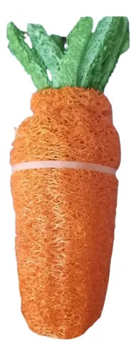 Juguete Zanahoria Loofah 7"