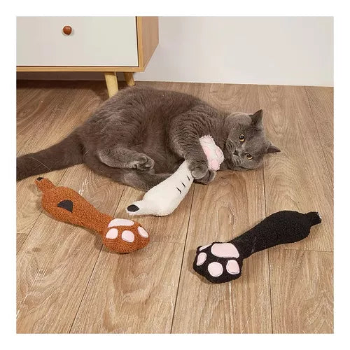 Peluche Para Gatos Patita Con Catnip 33cm