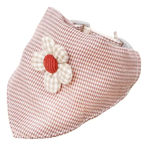Collar para Gatos Bandana con Flor M