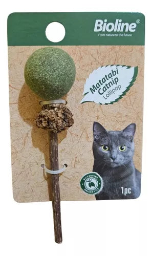 Bioline Snack Matatabi Catnip Paleta Lollipop