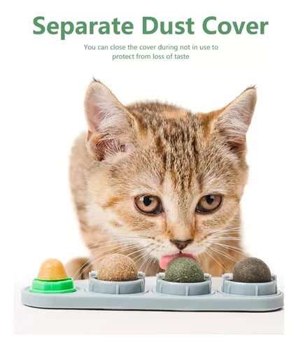 Juguete Para Gatos Bolas Giratorias 3 mas 1