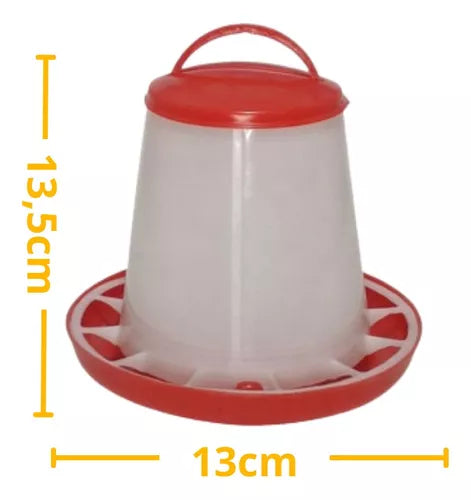 Comedero Para Gallinas o Aves de Granja o Pajareras 1,5kg