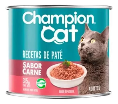 Champion Cat Adulto Pate Sabor Carne 315g
