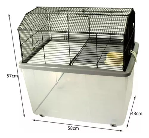 Jaula Hamster Box Extra Grande 57x42x57cm