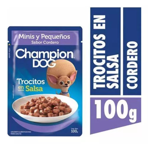 Champion Dog Pouch RP Cordero 100g