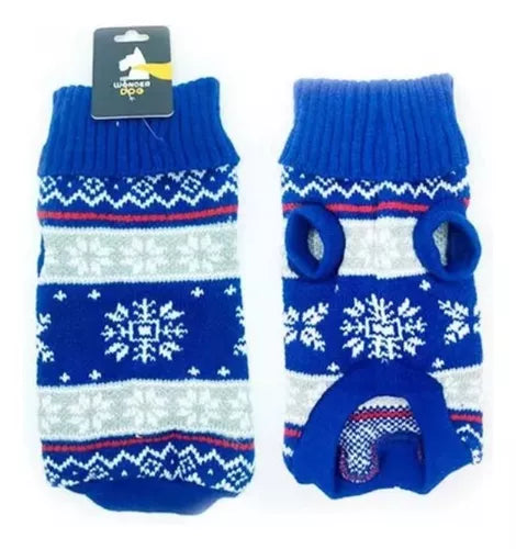 Chaleco Azul Copos de Nieve S