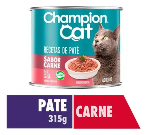 Champion Cat Adulto Pate Sabor Carne 315g