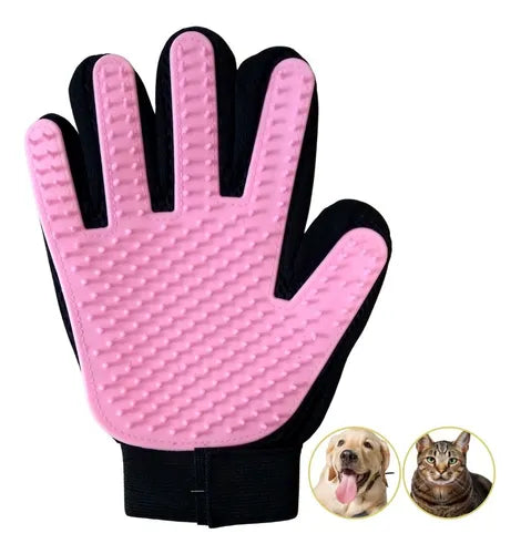 Guante True Touch Mascotas Sacapelos Y Masajeador