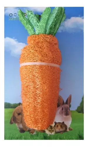 Juguete Zanahoria Loofah 7"