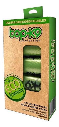 Bolsa RF OxiBiodegradable Rollos TopK9