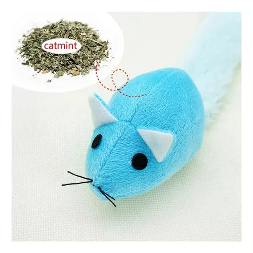 Juguete Raton Con Cola y Catnip 27cm