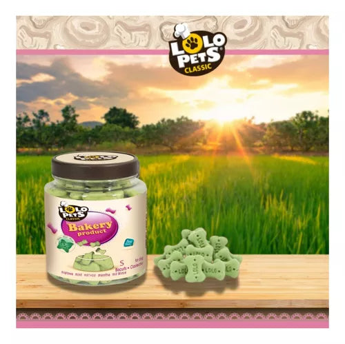 Galletas Lolopets Huesitos de Menta S 210g