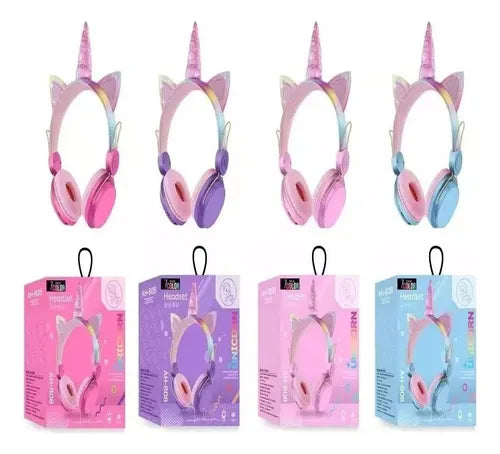 Audifonos Niña Unicornio Inalambrico AH-808