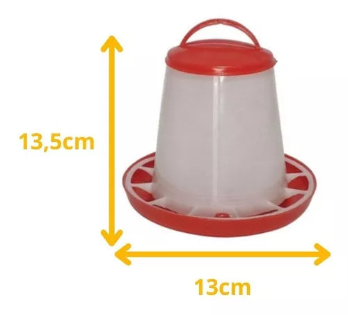 Comedero Para Gallinas o Aves de Granja o Pajareras 1,5kg