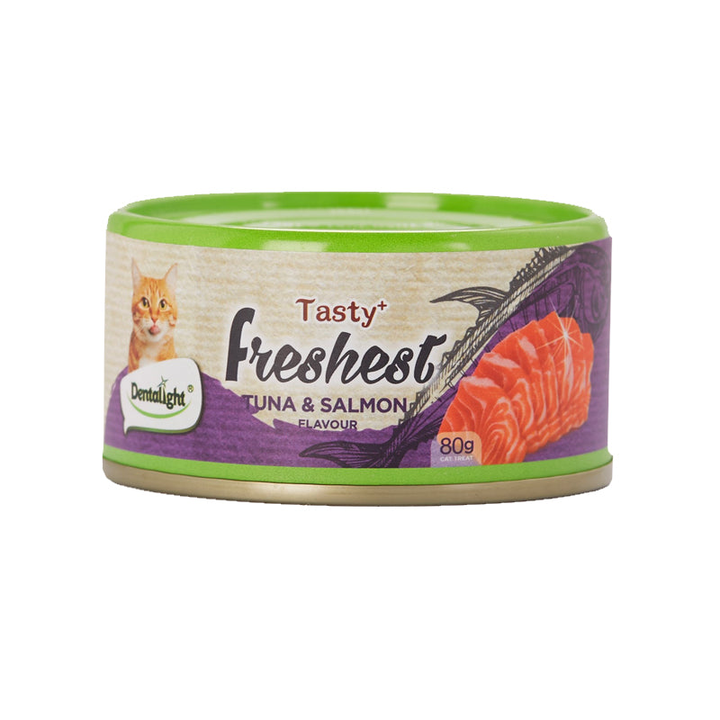 Lata Tasty Freshest Atun y Salmon 80g