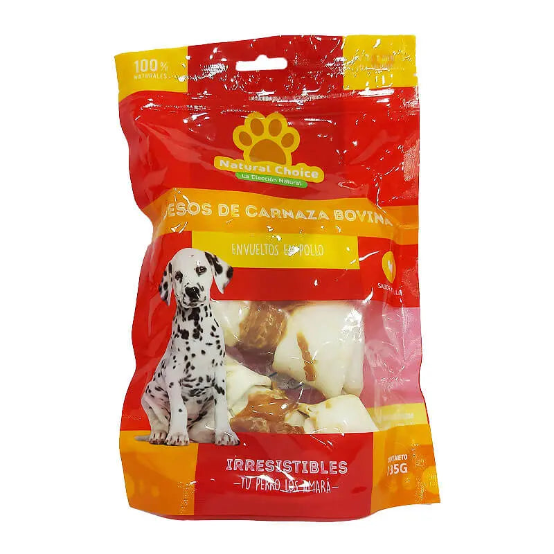 Natural Choice Hueso 4,0-4,5" envueltos en pollo 3 Unidades 135G