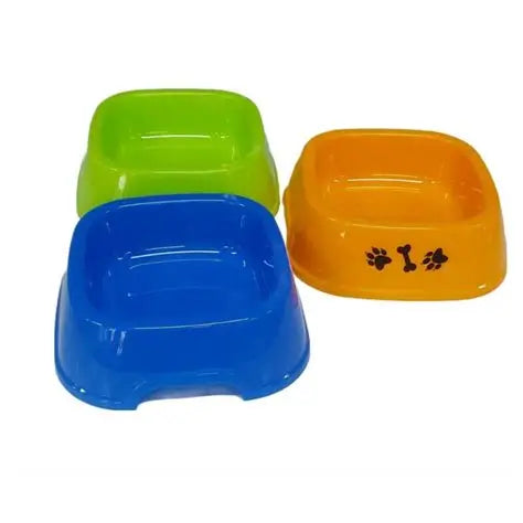 Plato cuadrado plástico