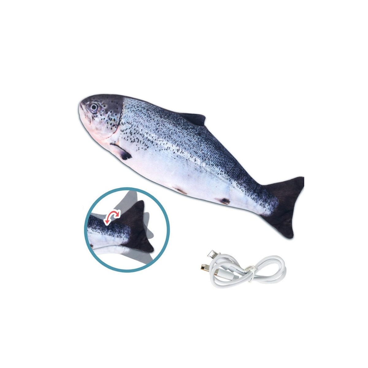 Peluche Pez con Movimiento y USB