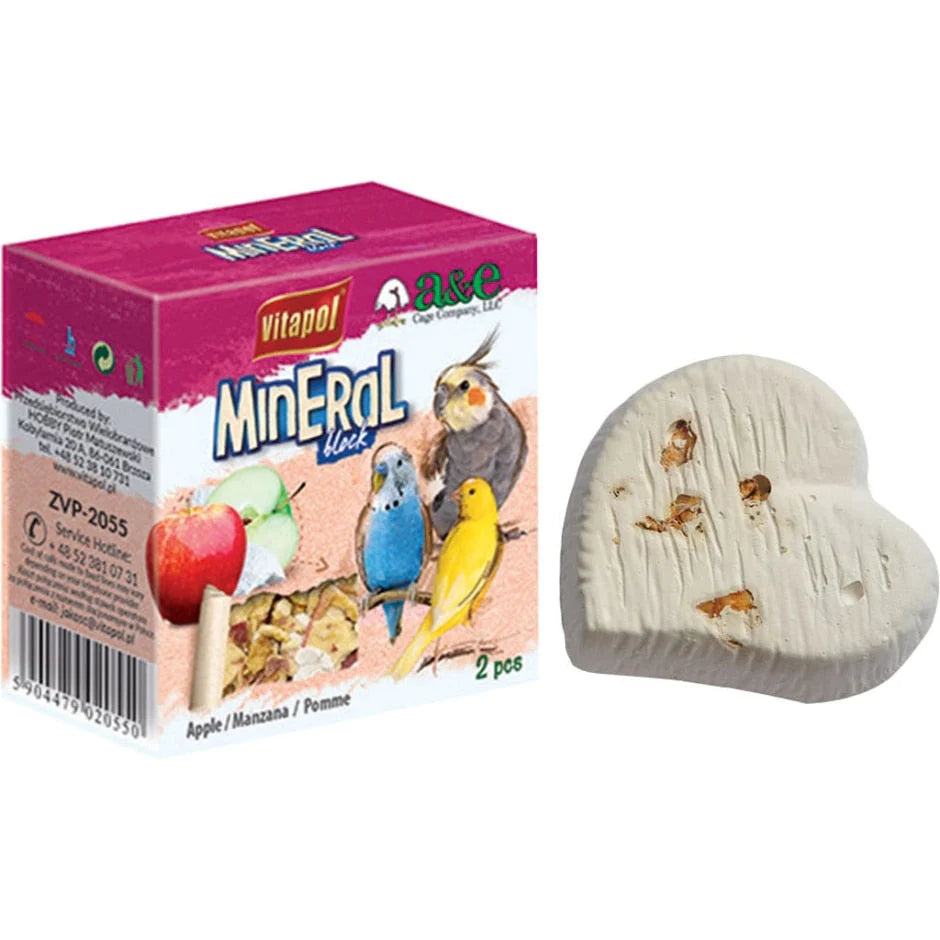 Vitapol Mineral Block For Birds - Apple 40g