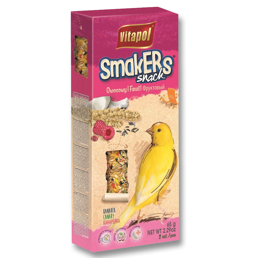 Vitapol Smakers Fruit For Canarios 2u 60g