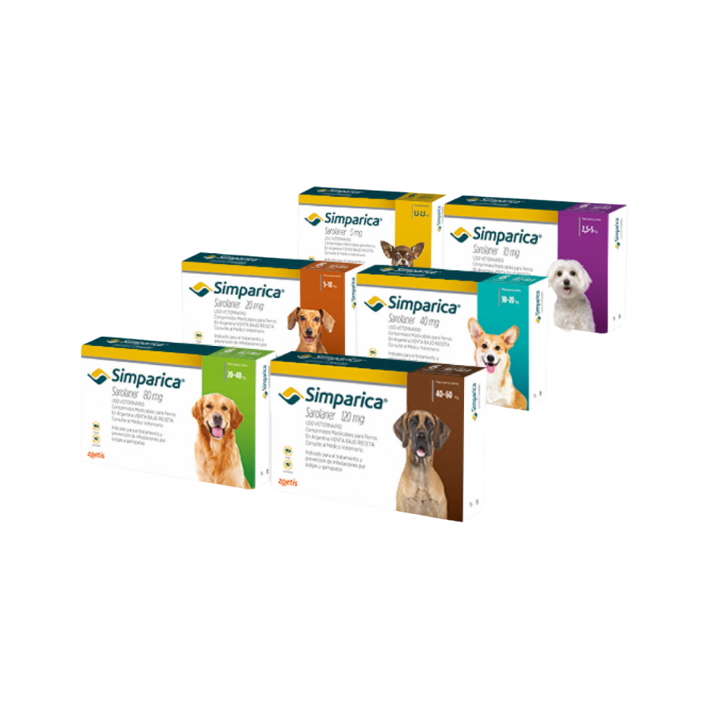 Simparica Masticable 40mg 10-20kg (1 Comp)