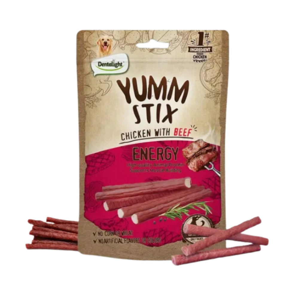 Yumm Stix Mind Pollo Con Carne 50g