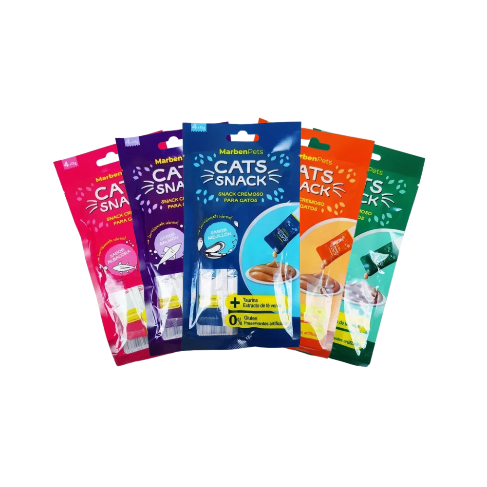 Cats Snack Tubito Cremoso Higado de Pollo 4x15g
