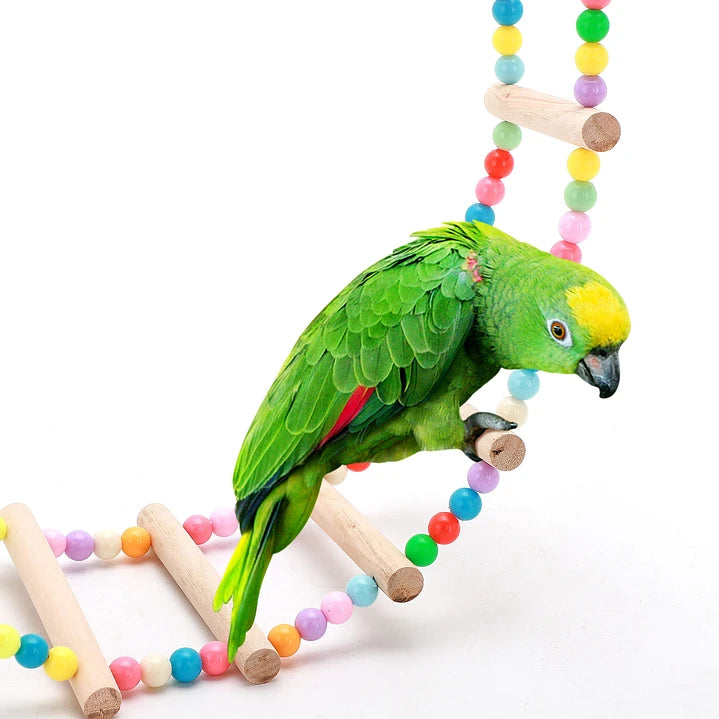 Escalera Para Hamster y Aves De 6 Niveles