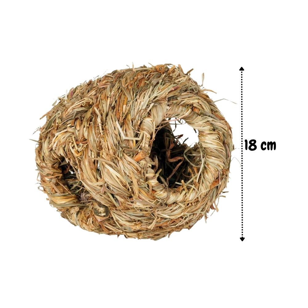 Refugio Esfera de Pasto para Roedores 18 cm