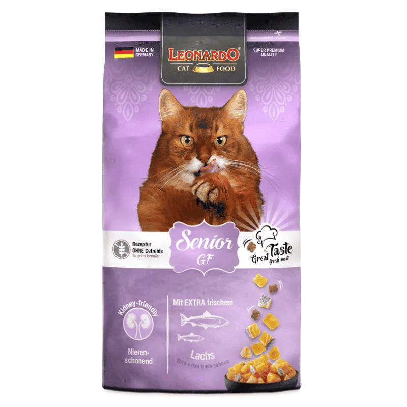 Alimento Para Gatos Leonardo Adulto Senior GF 1,8kg
