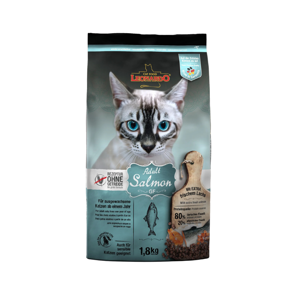 Alimento Para Gatos Leonardo Adulto Grain Free Salmon 1,8kg