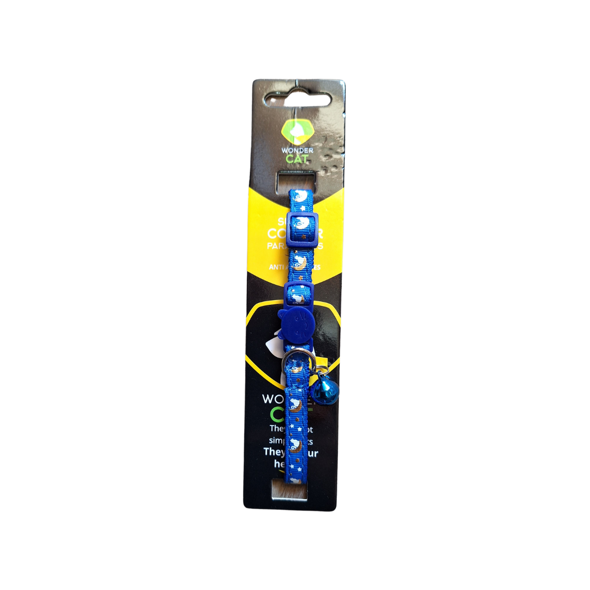 Collar Para Gatos Wonder Cat Anti-Ahorque Estrellas