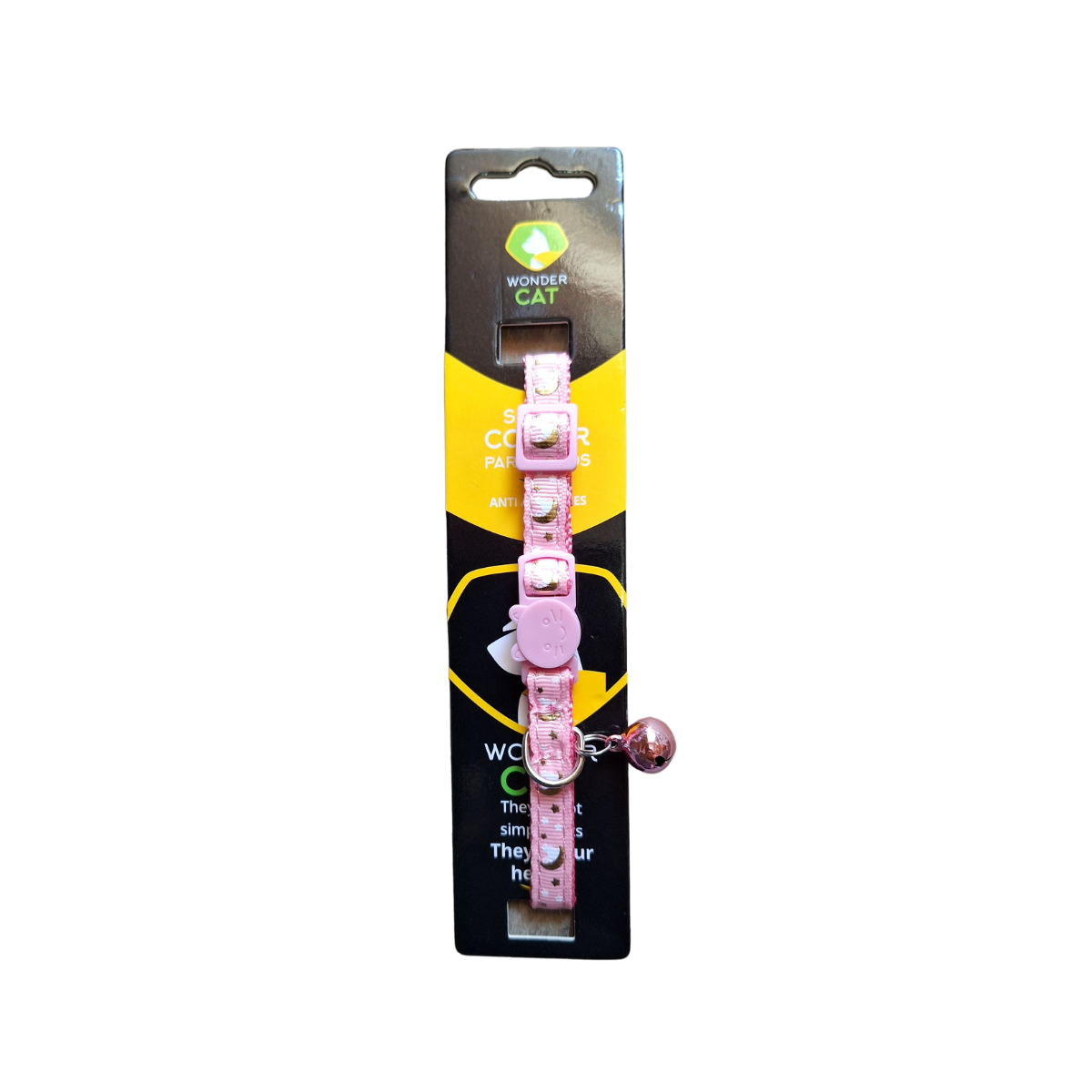 Collar Para Gatos Wonder Cat Anti-Ahorque Estrellas