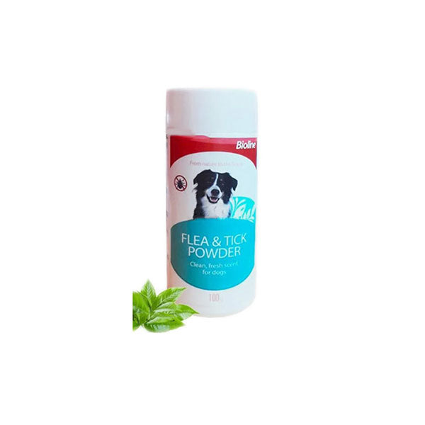 Bioline Dry-Clean Flea & Tick Powder 100gr