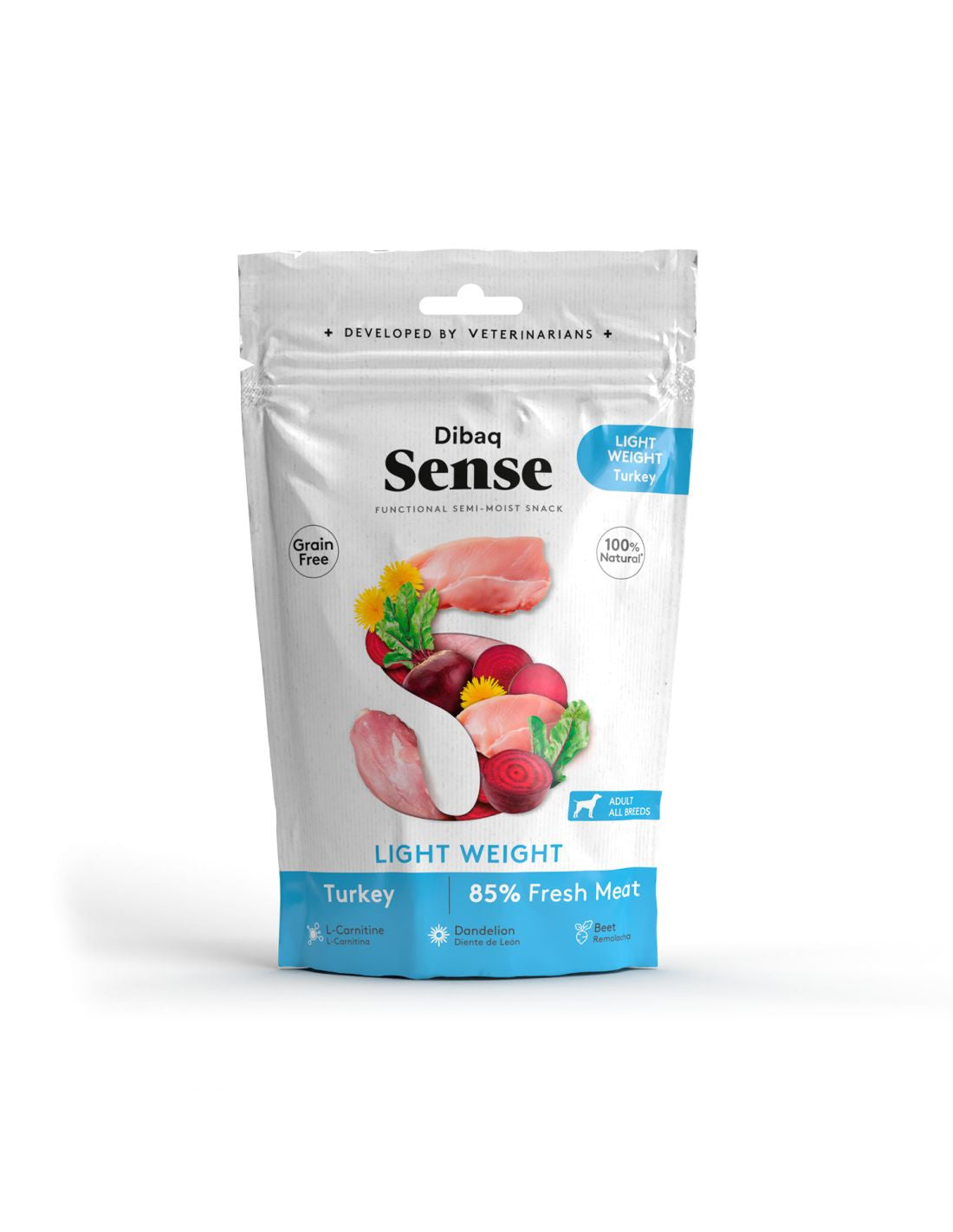 Snack Light Weight Pavo 100g - Dibaq Sense
