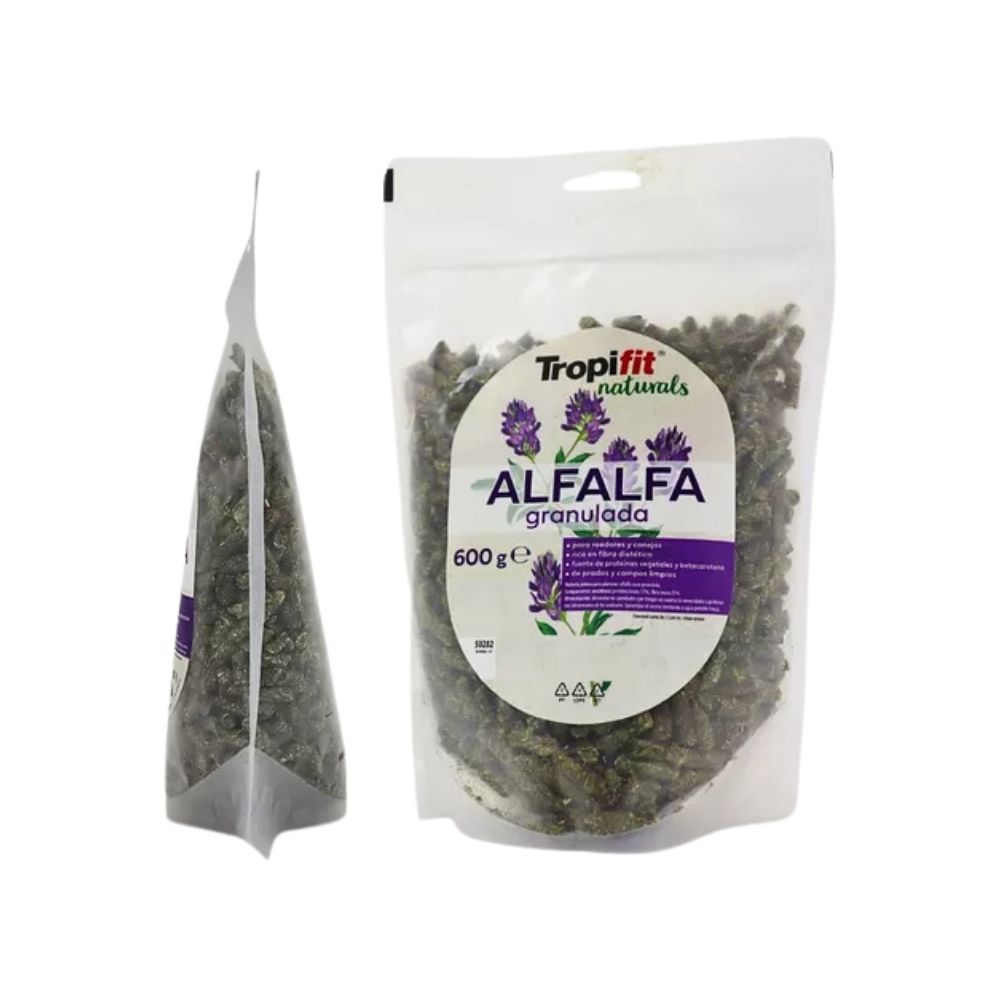 Alimento Tropifit Hierba de Alfalfa Granulada 600g